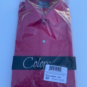 Colors Red Formal Shirt